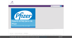 Desktop Screenshot of hospira.es