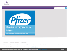Tablet Screenshot of hospira.es