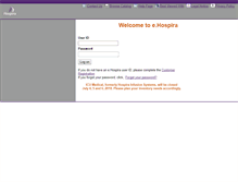 Tablet Screenshot of e.hospira.com